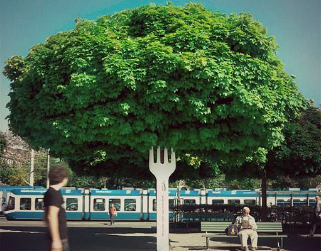 Street Marketing restaurante vegetariano